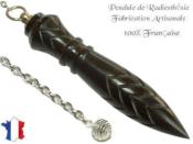 Pendule de Thot Plombé en Bois d'Ebène du Gabon Pièce Unique N°THOEBPLPTCF- 242