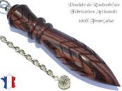 Pendule de Thot Plomb� en Bois de Violette Pi�ce Unique N�THOVIOPL-98