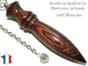 Pendule de Thot Plombé en Bois de Violette Pièce Unique N°THOVIOPL-48
