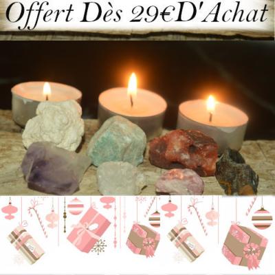 Une Pierre Brute Offerte dès 29 Euros d'achat Valable du 15 au 22 Mars 2026 (22h00) Modèle Selon Disponibilité