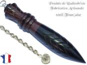 Pendule de Thot Plombé en Bois d'ébène et Bois de Violette Pièce Unique N°THOVIOEBPL-6