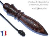 Pendule de Thot Plombé en Bois de Violette Pièce Unique N°THOVIOPL-100
