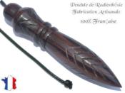 Pendule de Thot Plombé en Bois de Violette Pièce Unique N°THOVIOPLC-93