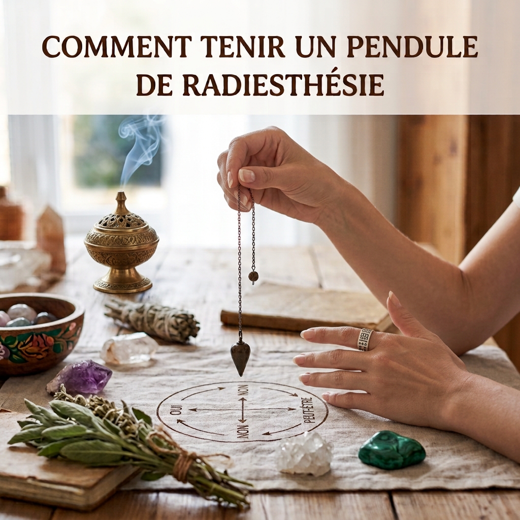 Comment Tenir un pendule de Radiesthésie Comment Tenir un pendule de Radiesthésie